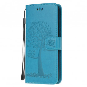 Samsung Galaxy A22 4G Capa para árvores e corujas