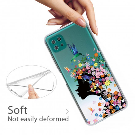Samsung Galaxy A22 5G Case Pretty Flowered Head