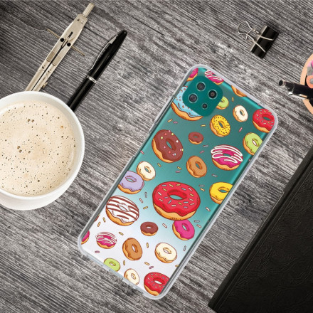 Capa Samsung Galaxy A22 5G Love Donuts