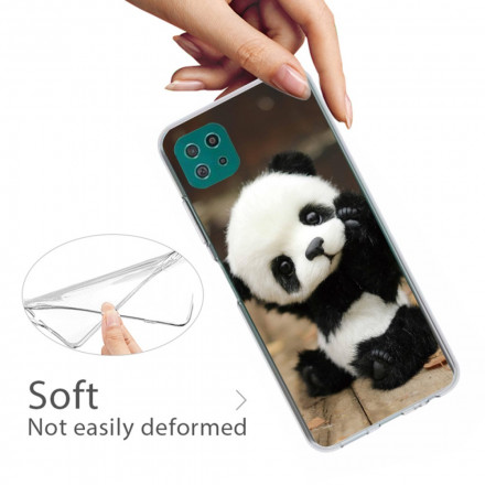 Samsung Galaxy A22 5G Capa transparente Panda Give Me Five