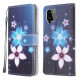 Capa Samsung Galaxy A22 4G Flores Lunares com Bracelete