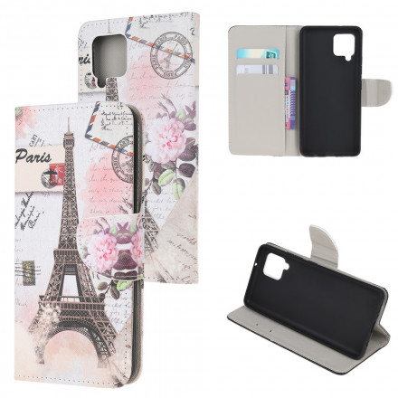 Samsung Galaxy A22 4G Torre Eiffel Retro Case