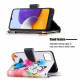 Samsung Galaxy A22 5G Capa de Bolso com Fecho de Carcaça Butterflies