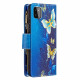 Samsung Galaxy A22 5G Capa de Bolso com Fecho de Carcaça Butterflies