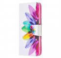 Capa Samsung Galaxy A22 5G para flores de aguarela