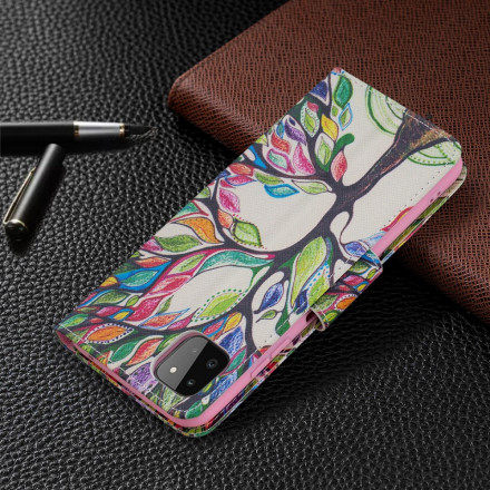 Samsung Galaxy A22 5G Case Colorido Árvore