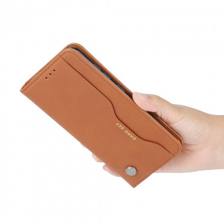 Capa Flip Cover Samsung Galaxy A22 4G Capa de cartão em pele Capa Flip Cover Samsung Galaxy A22 4G Capa de cartão em pele
