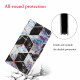 Capa de mármore geométrico Samsung Galaxy A22 5G