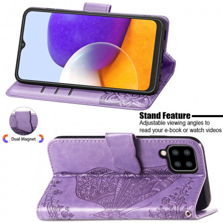 Capa Samsung Galaxy A22 4G Meia Borboleta