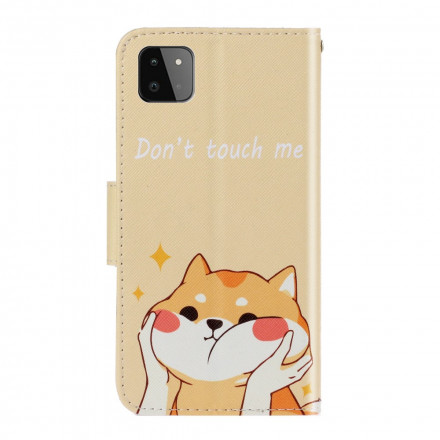 Samsung Galaxy A22 5G Cat Don't Touch Me Strap Case