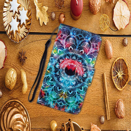 Samsung Galaxy A22 5G Capa de cinta Flashy Mandala