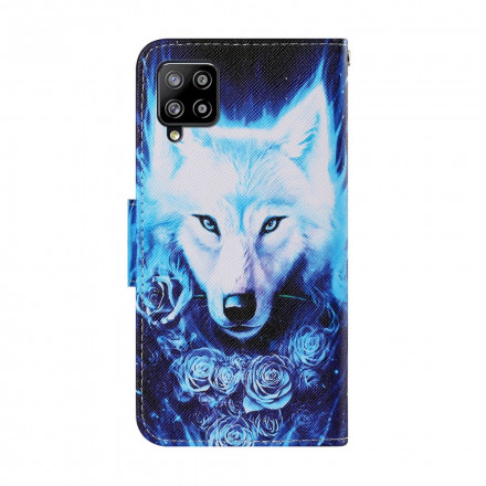 Samsung Galaxy A22 4G Case Wolf White
