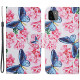 Samsung Galaxy A22 5G Case Floral Butterflies Lanyard