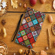 Samsung Galaxy A22 5G Capa de Mandalas de Patchwork A22 com Cordão