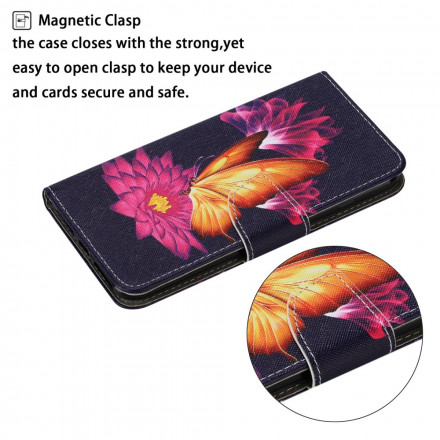 Samsung Galaxy A22 4G Case Butterfly e Lotus