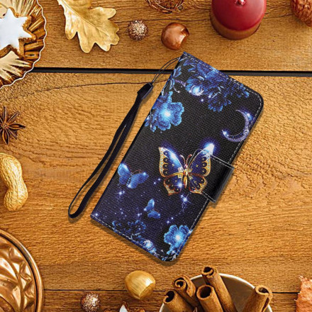 Samsung Galaxy A22 4G Precious Butterfly Strap Case