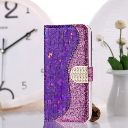 Capa de diamantes Samsung Galaxy A22 5G Croco