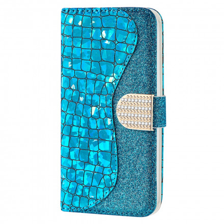 Capa de diamantes Samsung Galaxy A22 4G Croco