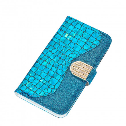 Capa de diamantes Samsung Galaxy A22 4G Croco