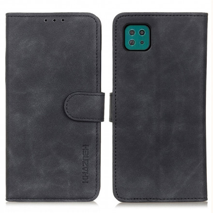 Samsung Galaxy A22 5G Capa de Couro Mate Vintage KHAZNEH