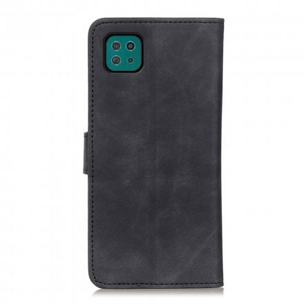 Samsung Galaxy A22 5G Capa de Couro Mate Vintage KHAZNEH