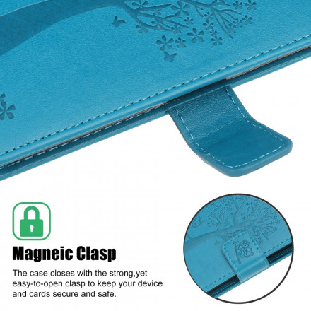 Samsung Galaxy A22 5G Árvore & Maleta de Coruja