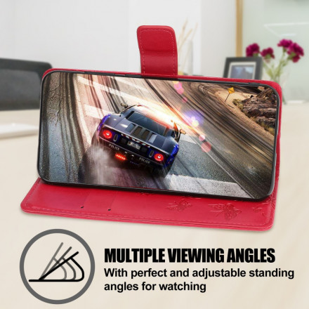 Samsung Galaxy A22 5G Case Butterflies e Flores com CordÃ£o