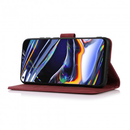 Samsung Galaxy A22 5G Capa de Efeito Couro KHAZNEH