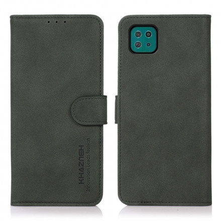 Samsung Galaxy A22 5G Capa de Efeito Couro KHAZNEH