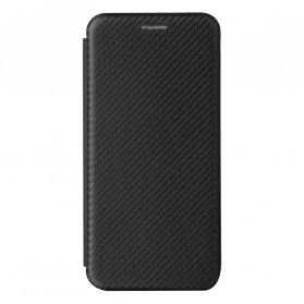 Tampa Flip Cover Samsung Galaxy A22 4G Fibra de Carbono