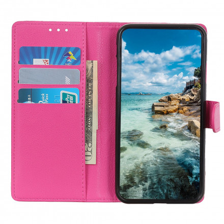 Samsung Galaxy A22 5G Capa de Couro Lychee Tradicional