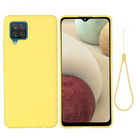 Samsung Galaxy A22 4G Capa de Silicone Líquido com Cordão
