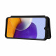 Tampa Flip Cover Samsung Galaxy A22 5G Fibra de Carbono
