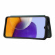 Tampa Flip Cover Samsung Galaxy A22 5G Fibra de Carbono