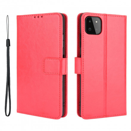Samsung Galaxy A22 5G Capa de Couro Flashy Leatherette