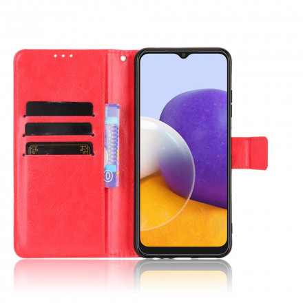Samsung Galaxy A22 5G Capa de Couro Flashy Leatherette