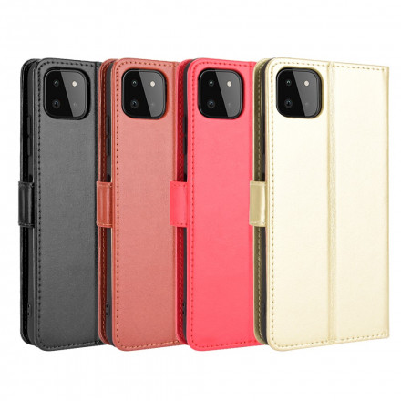Samsung Galaxy A22 5G Capa de Couro Flashy Leatherette