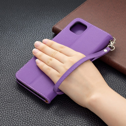 Samsung Galaxy A22 5G Aba oblíqua de Lychee