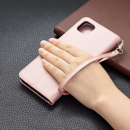 Samsung Galaxy A22 5G Aba oblíqua de Lychee