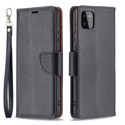 Samsung Galaxy A22 5G Aba oblíqua de Lychee