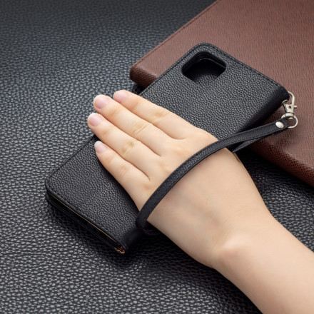 Samsung Galaxy A22 5G Aba oblíqua de Lychee