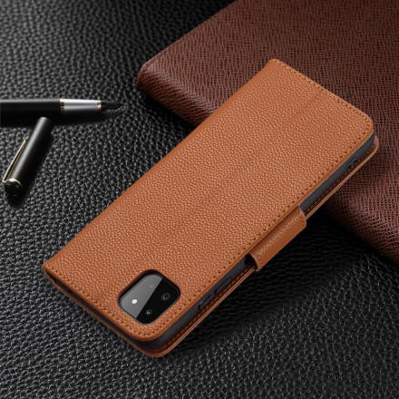 Samsung Galaxy A22 5G Aba oblíqua de Lychee