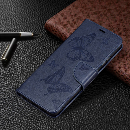 Samsung Galaxy A22 5G Case Butterflies in Flight with Strap