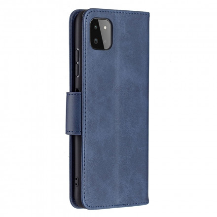 Samsung Galaxy A22 5G Aba oblíqua lisa da capa Samsung Galaxy A22 5G Aba oblíqua lisa da capa