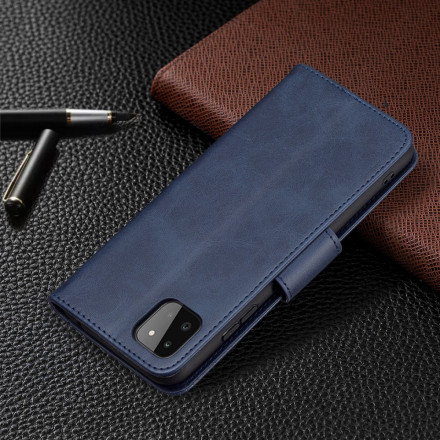 Samsung Galaxy A22 5G Aba oblíqua lisa da capa Samsung Galaxy A22 5G Aba oblíqua lisa da capa