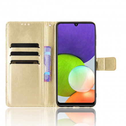 Samsung Galaxy A22 4G Capa de Couro Flashy Leatherette