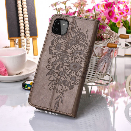 Samsung Galaxy A22 5G Capa de design Butterfly A22 com correia