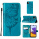 Samsung Galaxy A22 5G Capa de design Butterfly A22 com correia