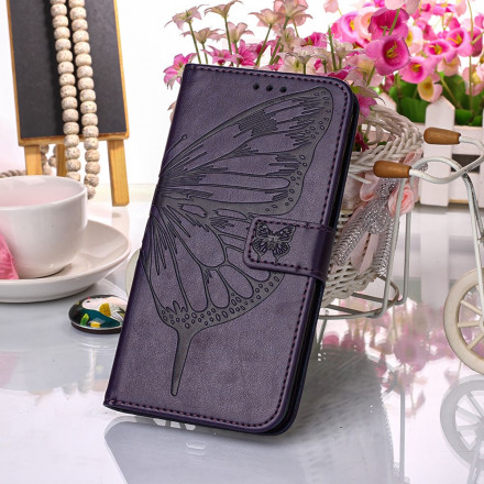 Samsung Galaxy A22 5G Capa de design Butterfly A22 com correia
