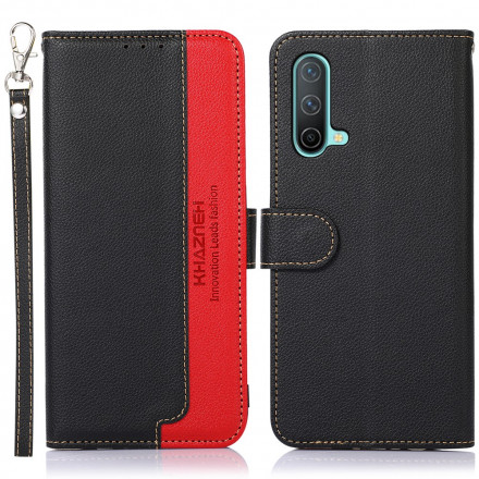 OnePlus Nord CE 5G Estilo Litchi RFID Case KHAZNEH